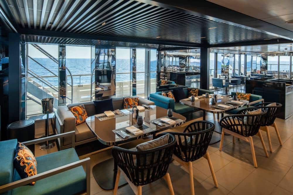 Auf der Scenic Eclipse gibt es einen Yacht-Club