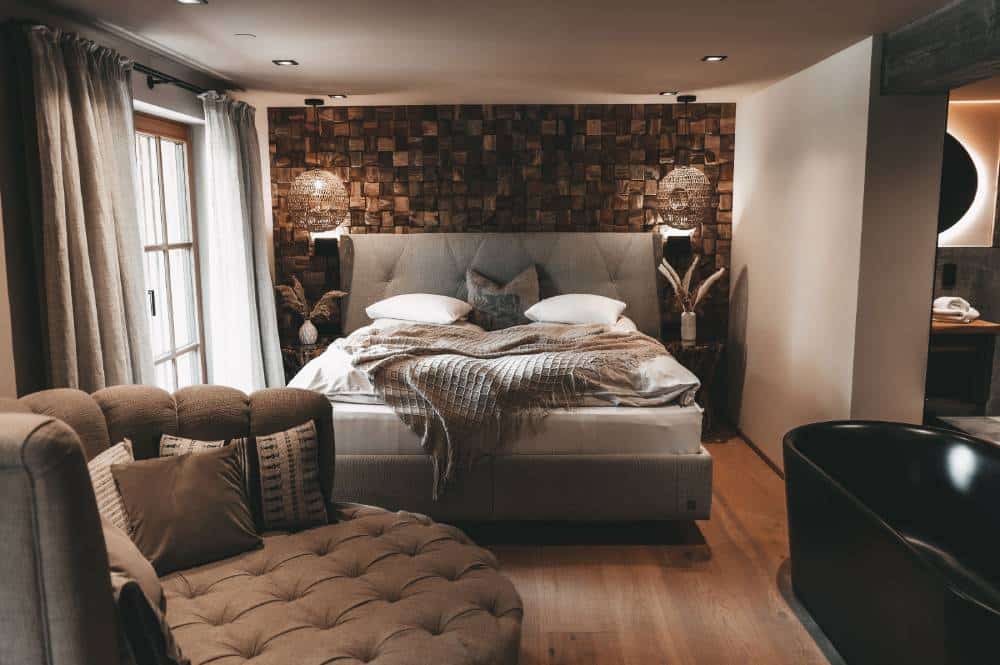 Doppelzimmer Boho Hotel Design Suite Jufenalm