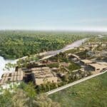 Luxusreise in Afrika - Resort von Oben