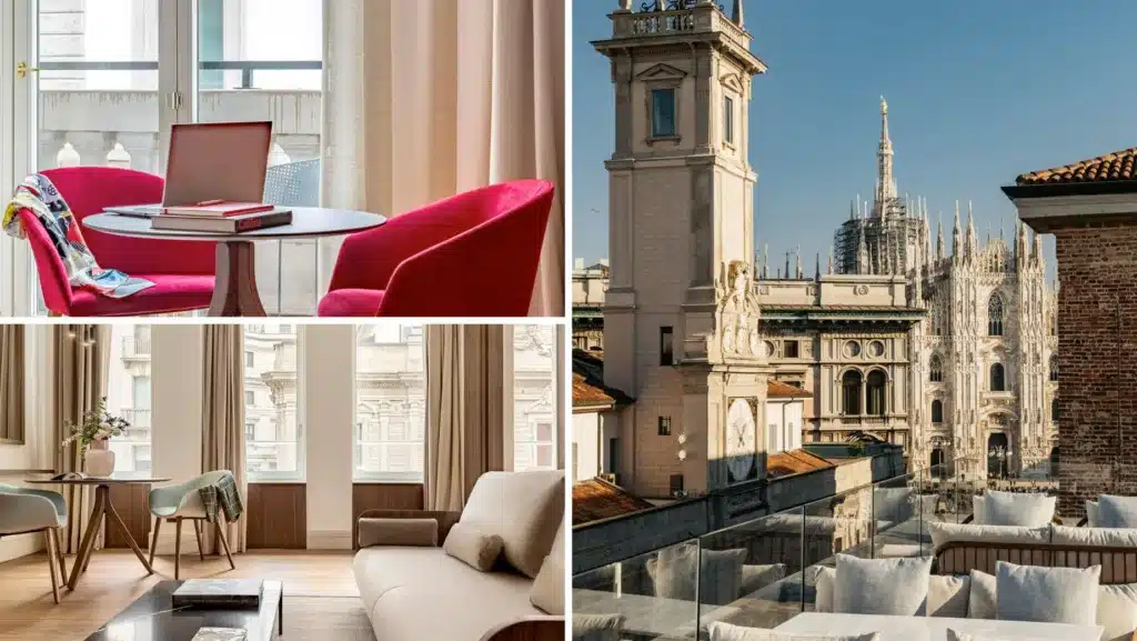 © Palazzo Cordusio, Duomo Suite, Premiere Room, Dachterrasse