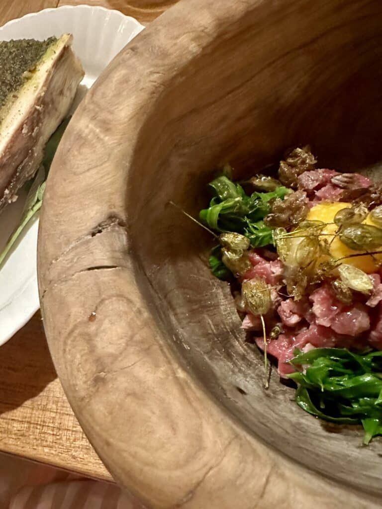 Essen Restaurant Poggio ai Santi Toskana